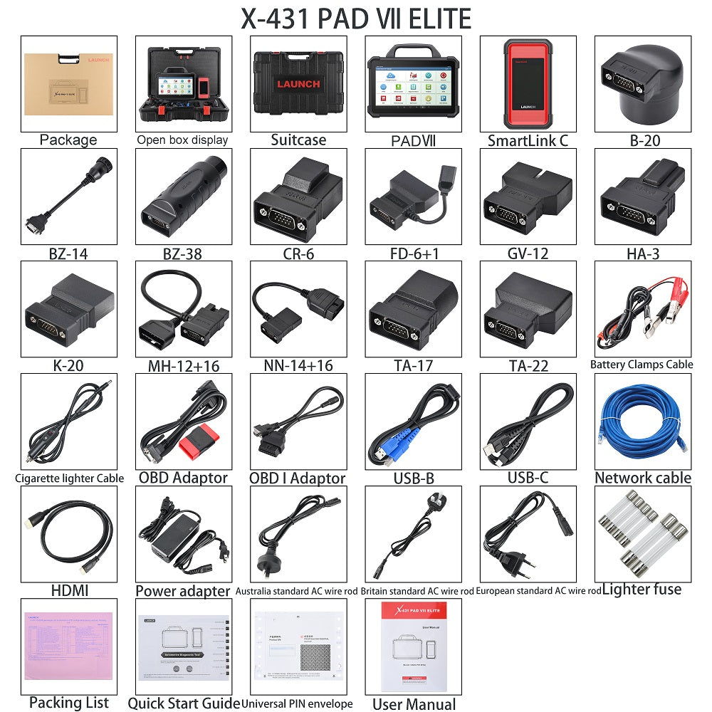 LAUNCH X431 PAD VII Elite: Upgraded of LAUNCH X431 PAD VII