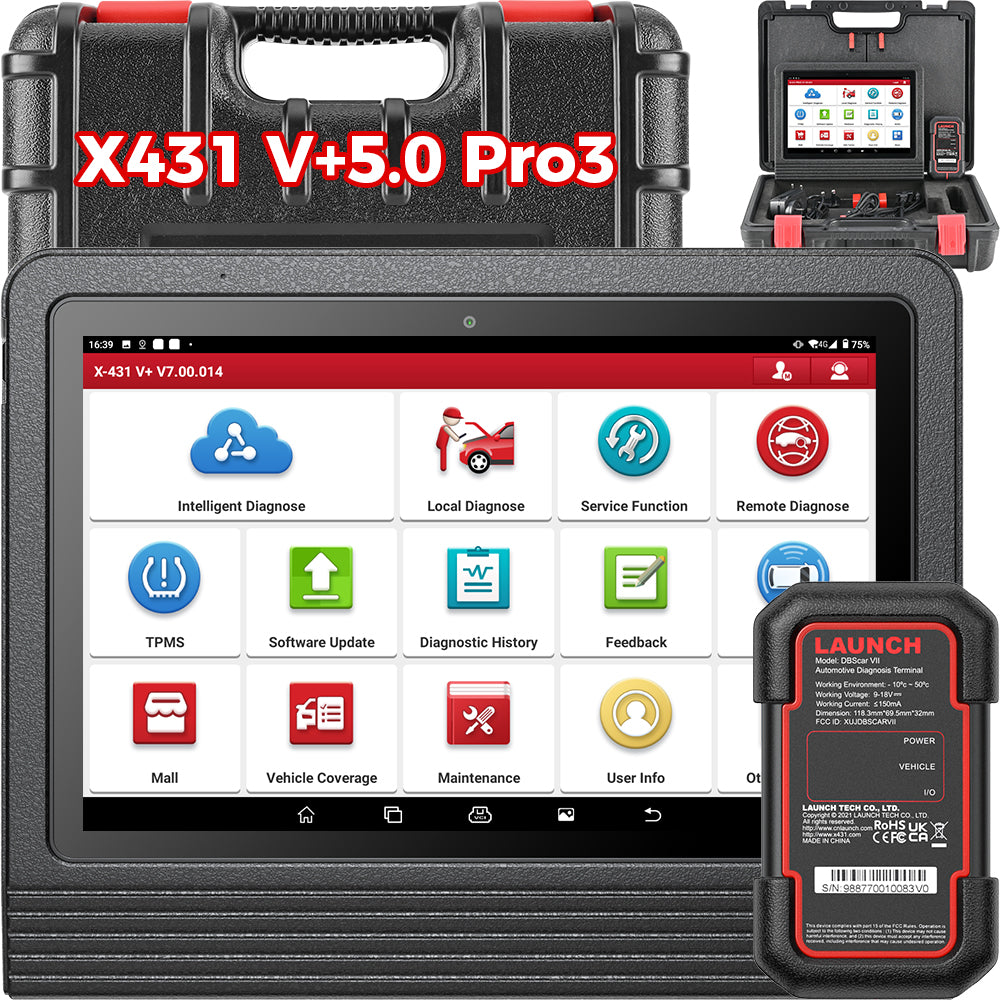 Launch X431 V+ 5.0 PRO3 Bidirectional OBD2 Diagnostic Scanner Key Coding Secondary image