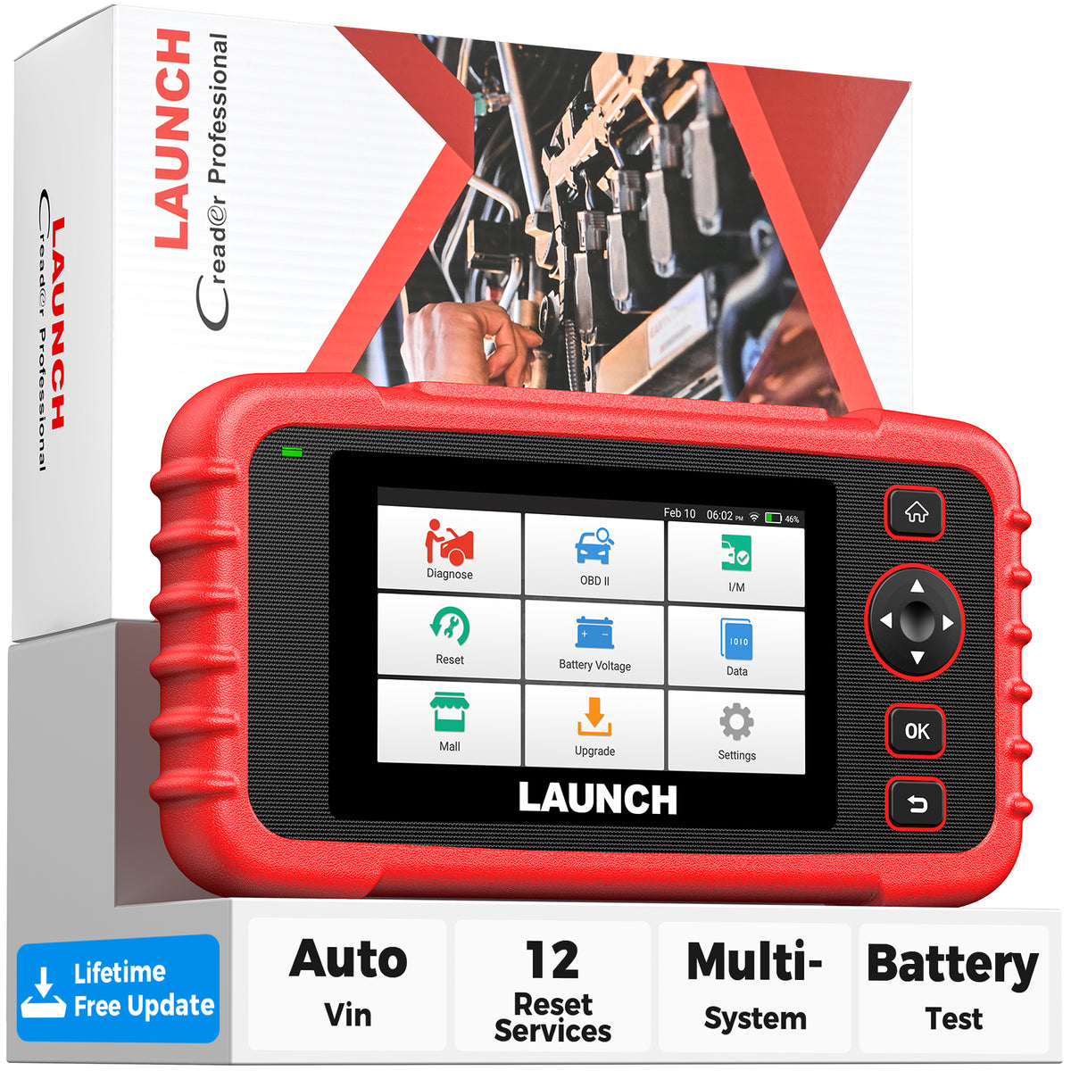 LAUNCH X431 CRP129X OBD2 Scanner Auto Code Reader Diagnostic Tool
