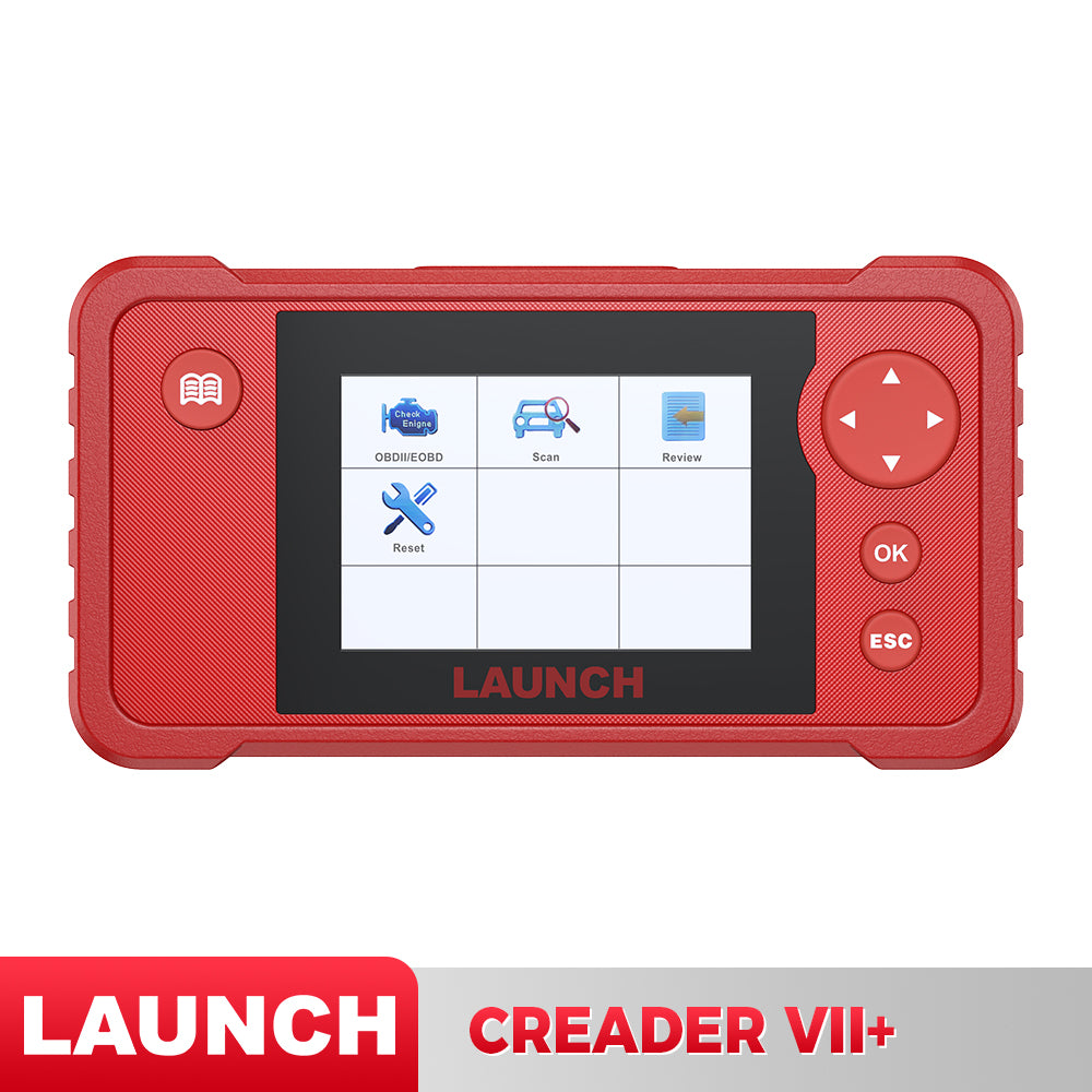 LAUNCH Creader VII+ ABS SRS Transmission and Engine Code Reader Diagnostic OBD2 Scan Tool Main image