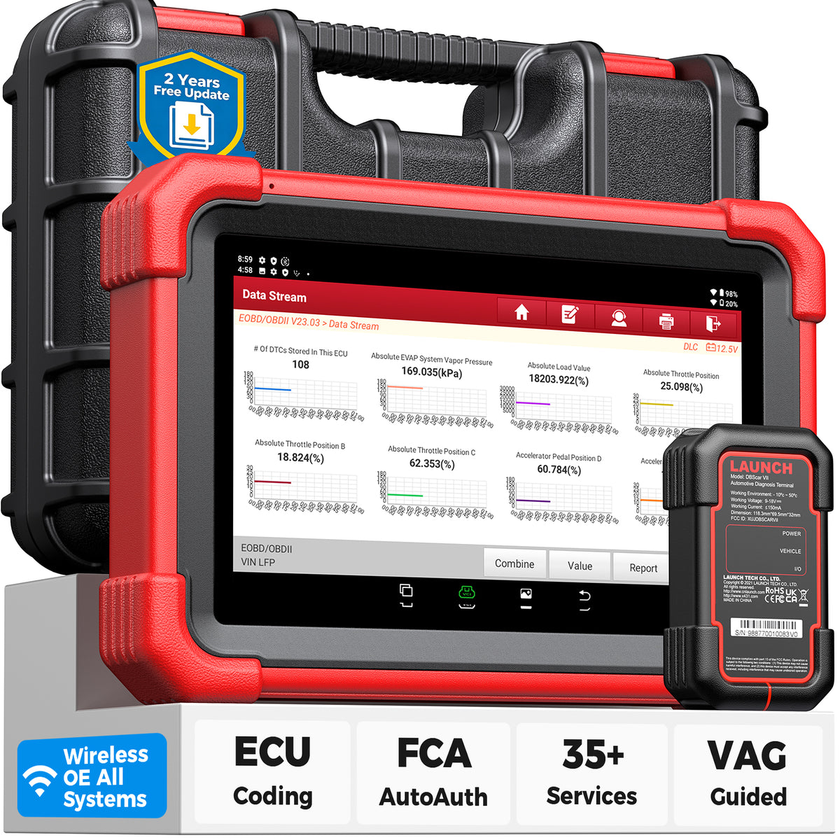 Launch X431 CRP919X BT Bidirectional Car Diagnosis Tool Main image