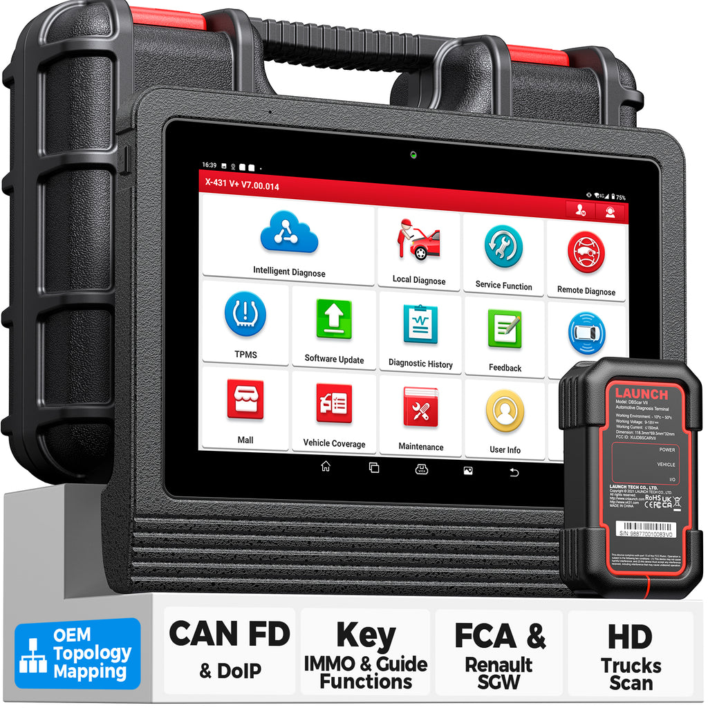 Launch X431 V+ 5.0 PRO3 Bidirectional OBD2 Diagnostic Scanner Key Coding