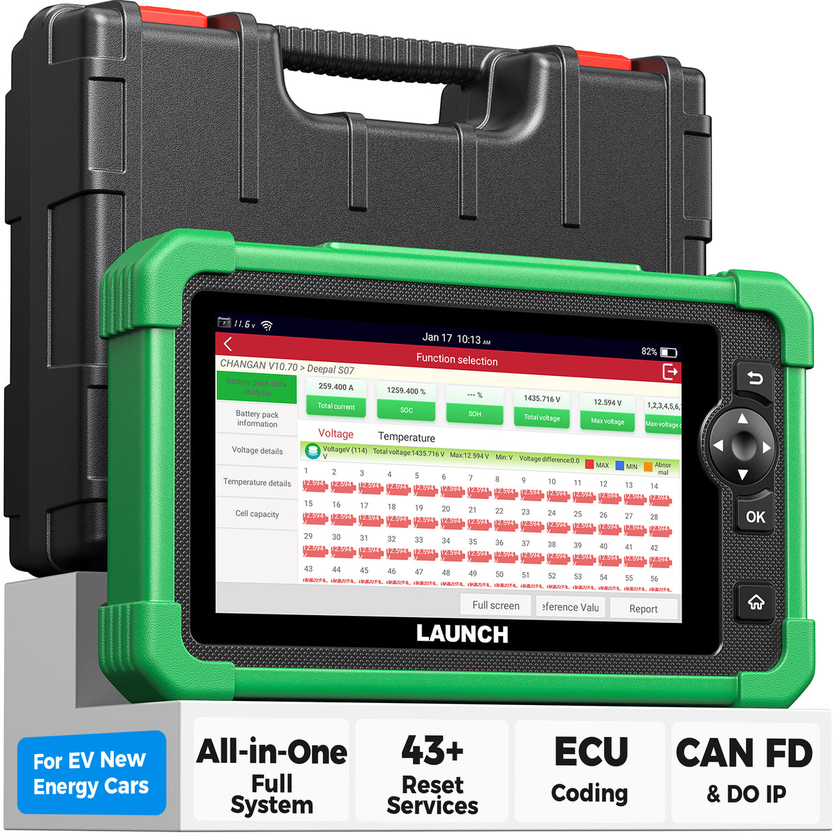 Launch CRP919 EV Electric Vehicle Scanner OBD2 Diagnostic Tool Hauptbild