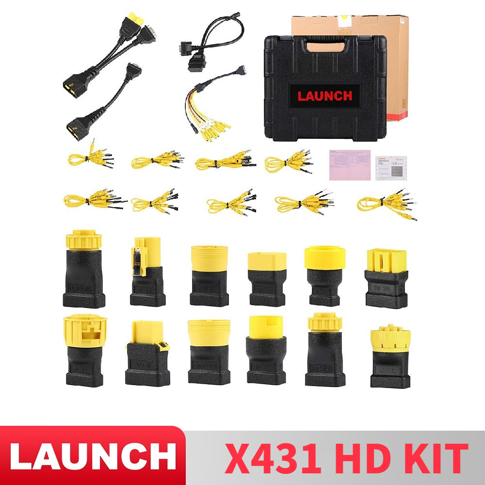 Launch X431 PAD V And PAD VII Heavy Duty Truck Software License And Adapters