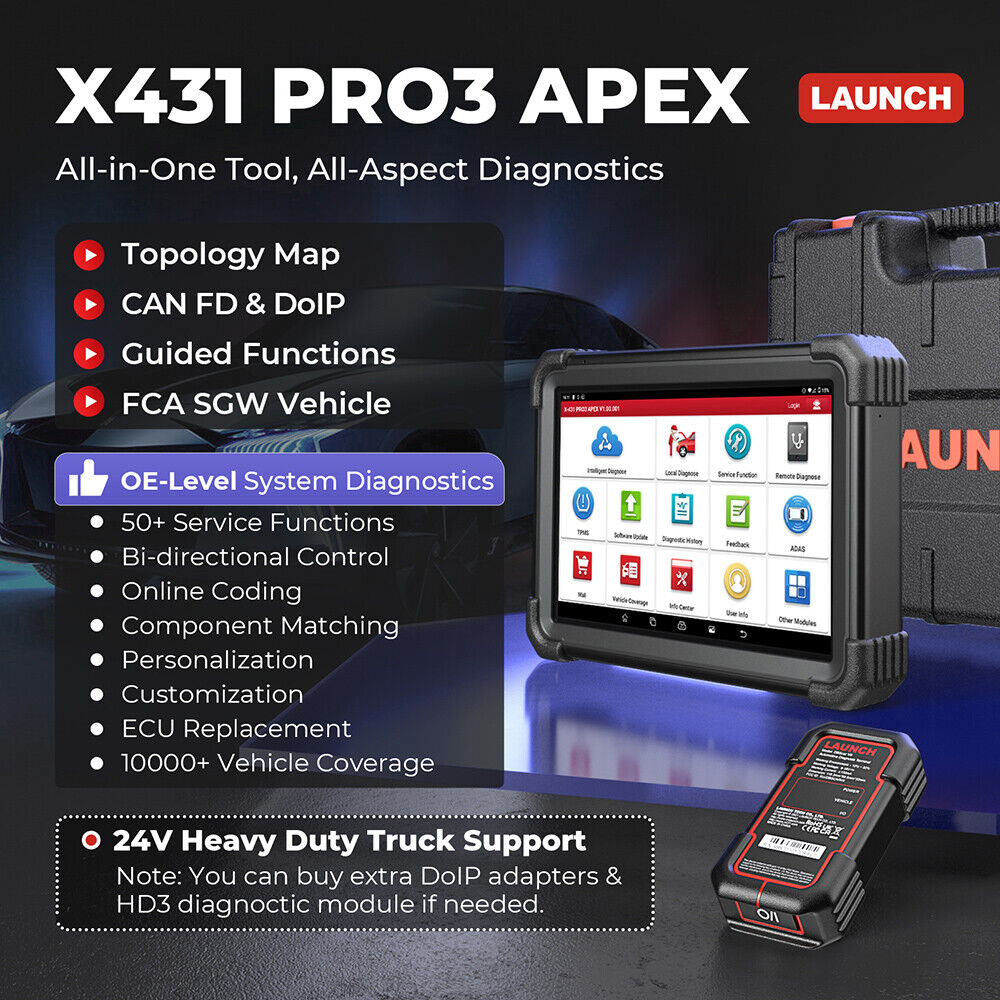 Launch X431 PRO3 APEX Bidirectional Scan Tool Zweitbild