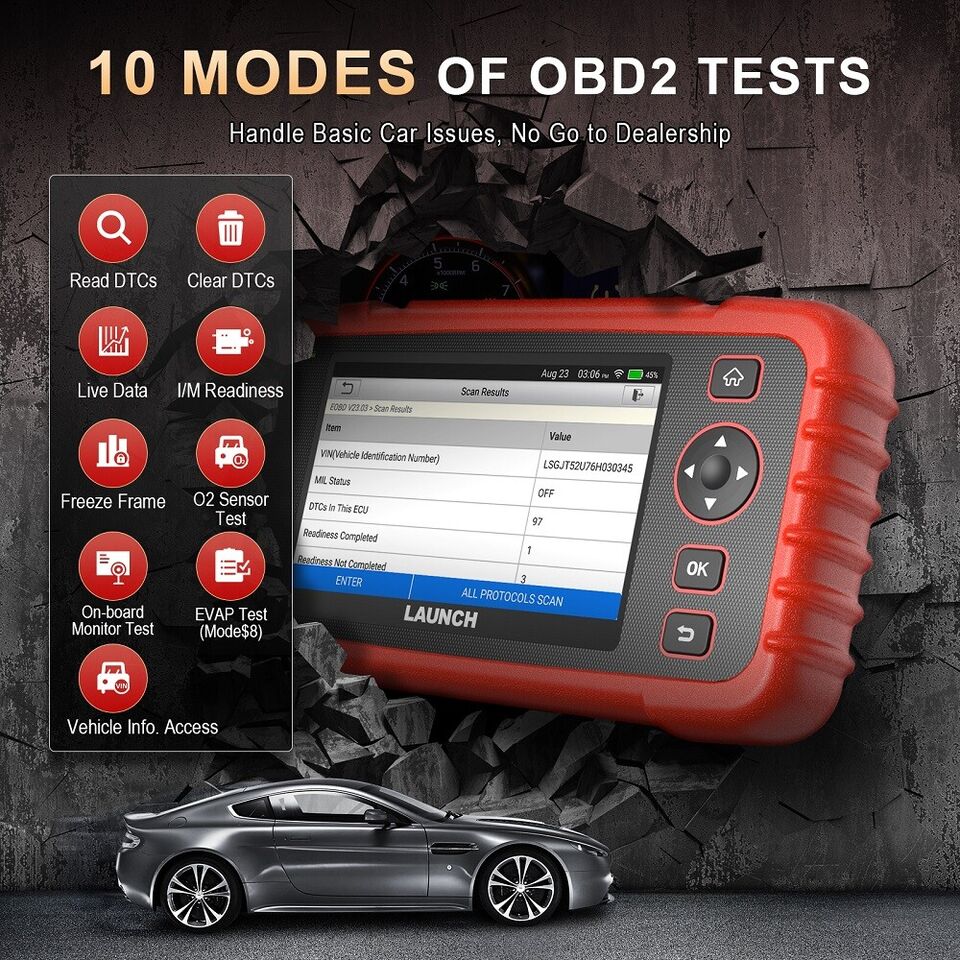 LAUNCH X431 CRP123X Plus Car ALL System OBD2 Scanner