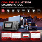 Launch CRP129 HD Commercial Heavy Duty Truck OBD2 Diagnostic Scanner