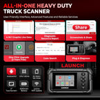 Launch CRP129 HD Commercial Heavy Duty Truck OBD2 Diagnostic Scanner