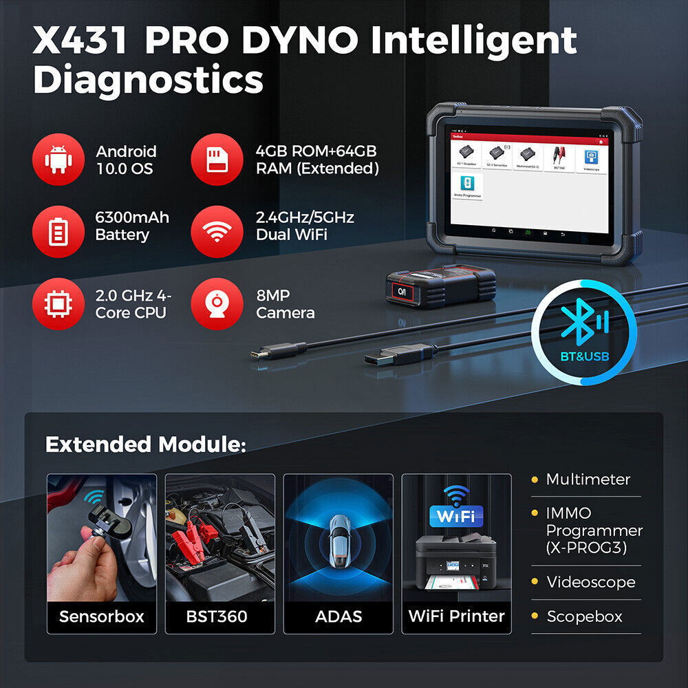 Launch X431 PRO DYNO Bidirectional Diagnostic Scanner Zweitbild