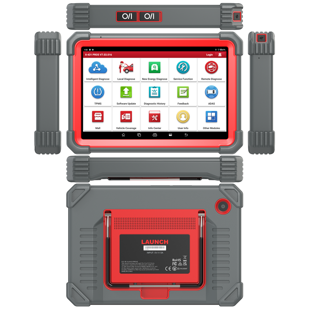 LAUNCH X431 PRO5 Global version J2534 Programming OBD2 Scanner