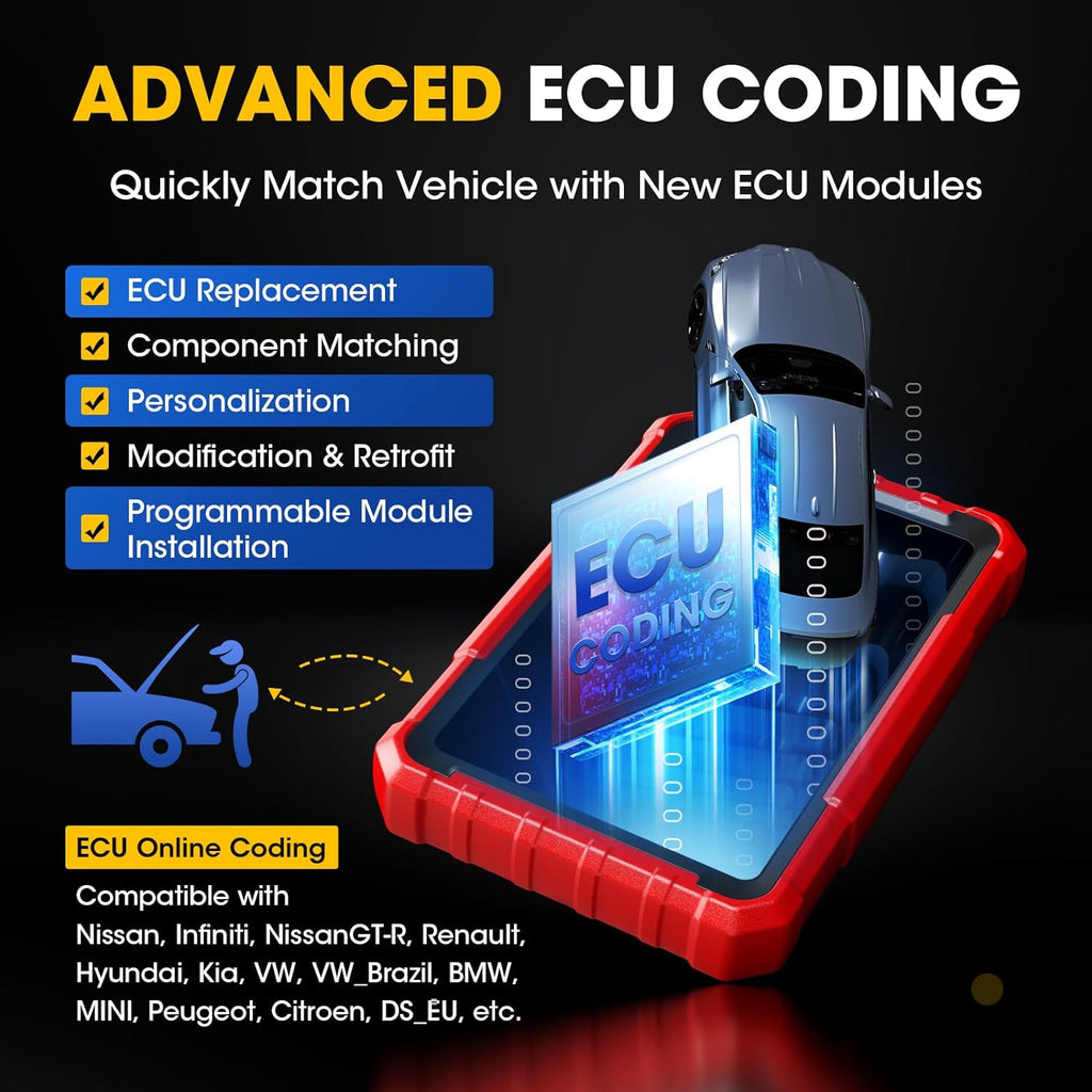 Launch X431 PROS ELITE Bidirectional Scan Tool ECU Coding All System Diagnostic