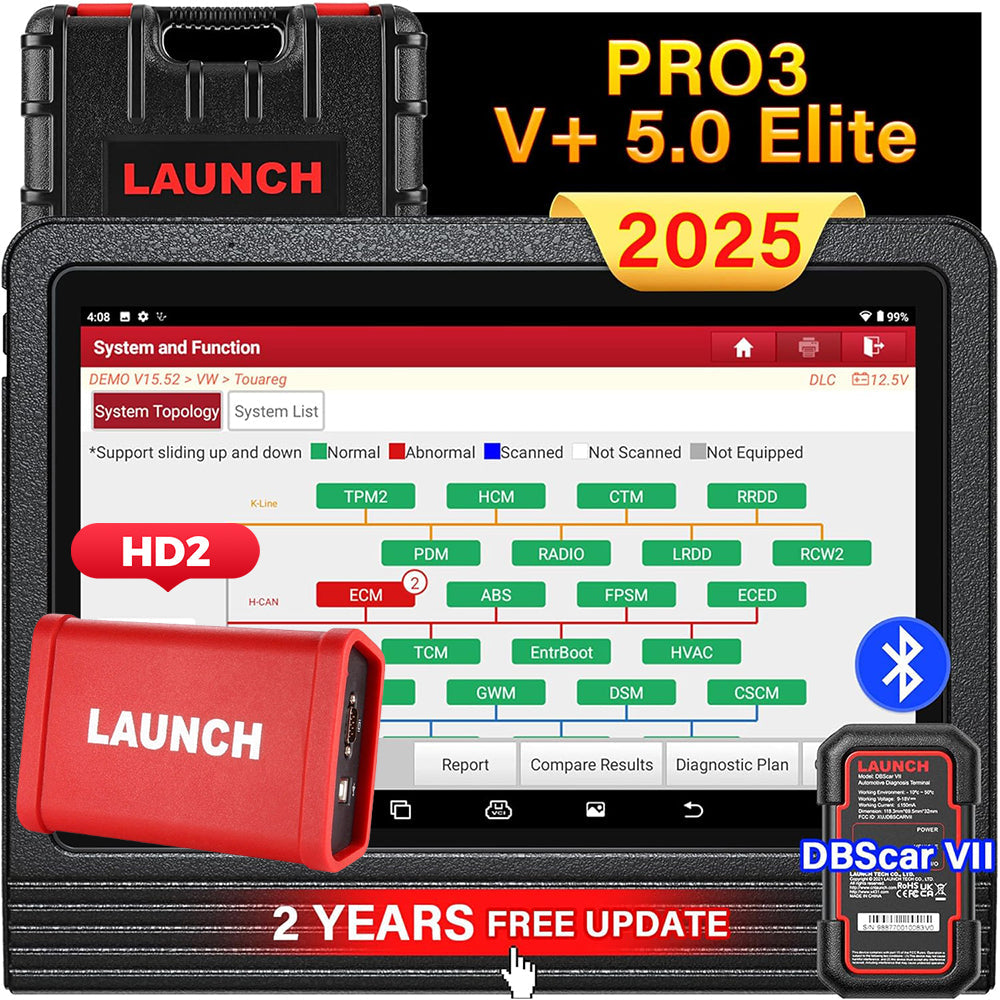 Launch X431 V+ 5.0 PRO3 with Smartlink C Heavy Duty Truck Diagnostic Scanner